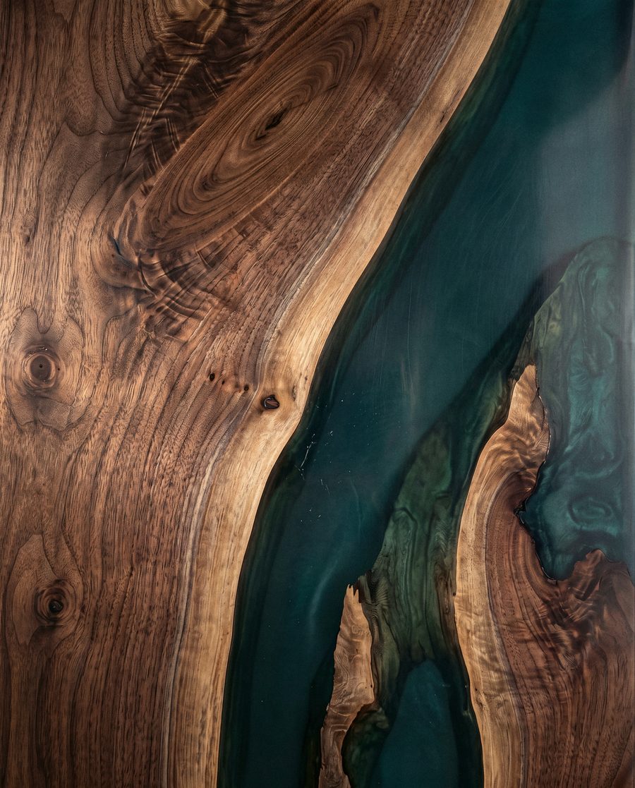 Wood & Resin Composite Slabs finish by MOOG
